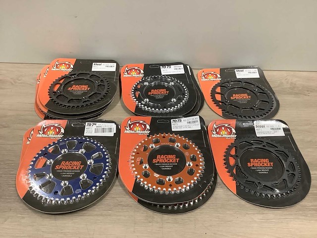 Partij moto-master race tandwielen (14x) - afbeelding 1 van  7