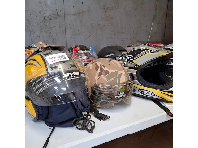 Partij motor helmen - afbeelding 3 van  9