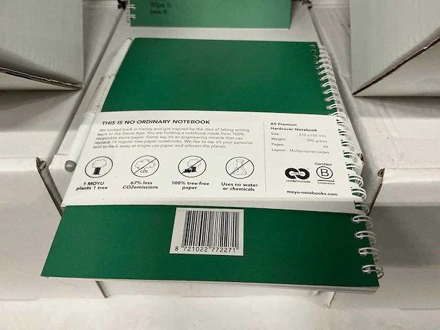 Partij moyu erasable notebooks (210x) - afbeelding 2 van  4