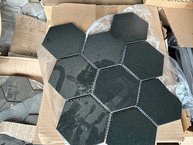 Partij mozaïek tegels - afbeelding 2 van  5