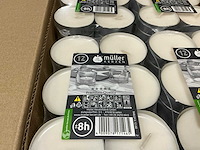 Partij muller waxinelichten maxi 8h 12st per pak (480x) - afbeelding 4 van  4