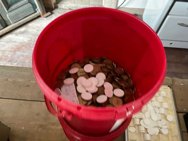 Partij munten wit en goud - afbeelding 2 van  2