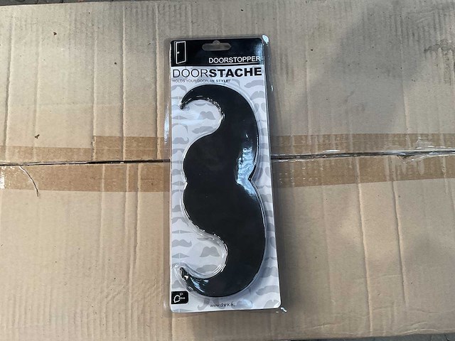 Partij mustache deurstoppers (72x) - afbeelding 1 van  4