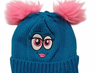 Partij muts blauw / rose 4 stuks h030 - afbeelding 4 van  5