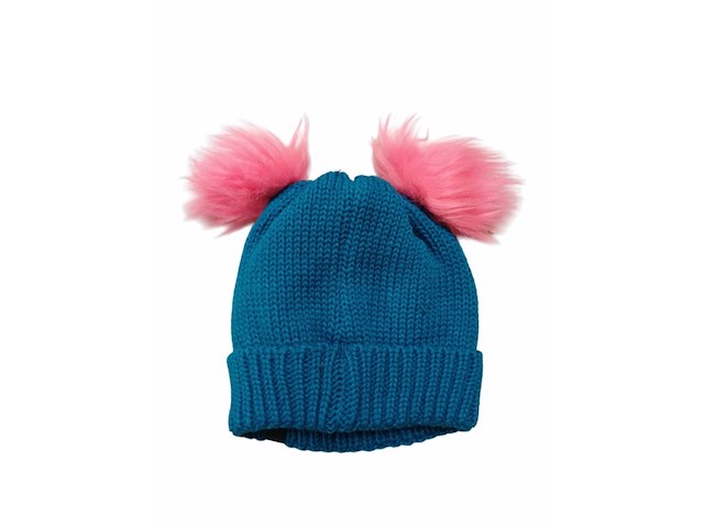 Partij muts blauw / rose 4 stuks - afbeelding 3 van  5