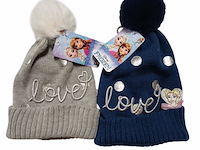 Partij muts frozen grijs / blauw 6 stuks - afbeelding 1 van  5