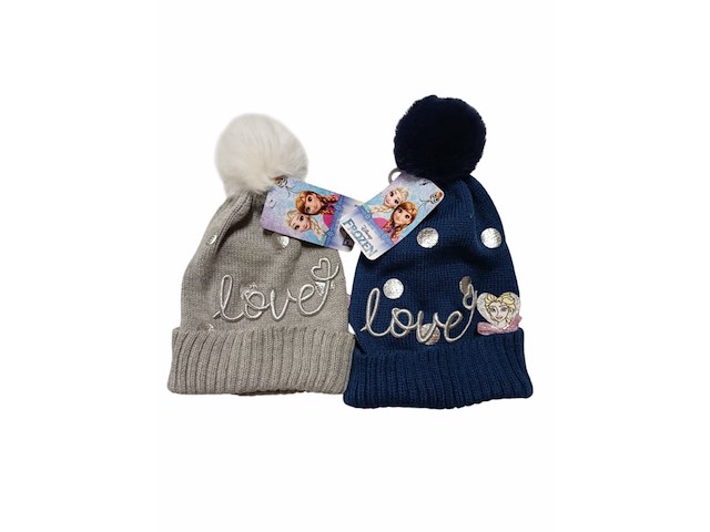 Partij muts frozen grijs / blauw 6 stuks - afbeelding 2 van  5