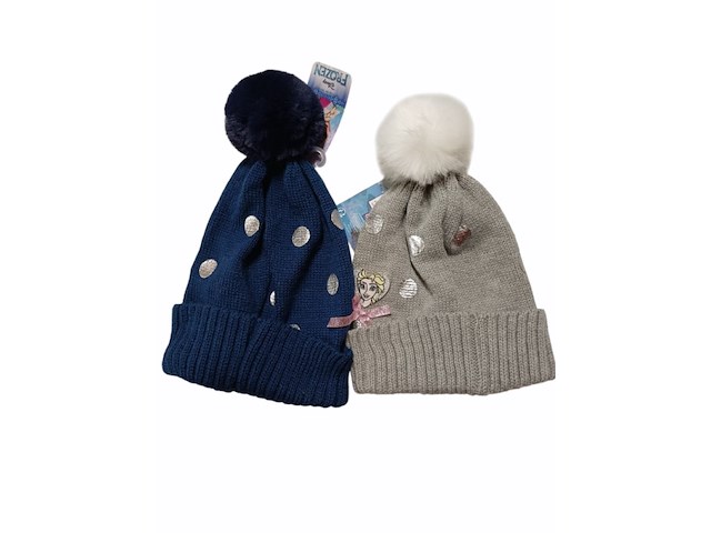 Partij muts frozen grijs / blauw 6 stuks - afbeelding 5 van  5