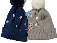 Partij muts frozen grijs / blauw 6 stuks - afbeelding 5 van  5