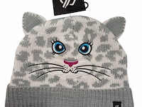Partij muts poes grijs 15 stuks h030 - afbeelding 2 van  5