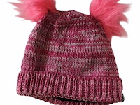 Partij muts roze 10 stuks h030 - afbeelding 4 van  5