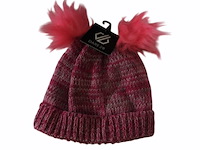 Partij muts roze 10 stuks - afbeelding 3 van  5