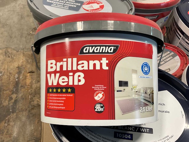 Partij muur-, plafond- en silicaatmuurverf - afbeelding 3 van  13