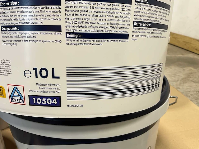 Partij muur-, plafond- en silicaatmuurverf - afbeelding 10 van  13