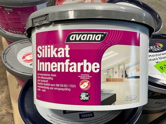 Partij muur-, plafond- en silicaatmuurverf - afbeelding 11 van  13
