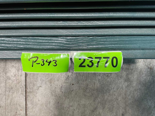 Partij naaldhout thermo rabat halfhouts groen - 360-540x18,5x1,9 cm - afbeelding 7 van  7