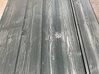 Partij naaldhout thermo rabat halfhouts groen - 360-540x18,5x1,9 cm - afbeelding 3 van  6