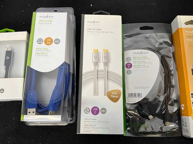 Partij nedis usb-kabels - afbeelding 3 van  4