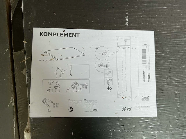 Partij nieuwe aioni douchedeur en ikea pax/komplement interieuronderdelen - afbeelding 5 van  9