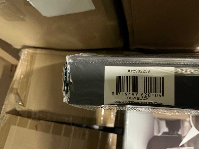 Partij nightlife concept cow black dekbedovertrekken (36x) - afbeelding 5 van  5