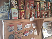 Partij nostalgische bewaarblikken vnl. droste - afbeelding 1 van  11