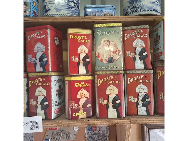 Partij nostalgische bewaarblikken vnl. droste - afbeelding 5 van  11