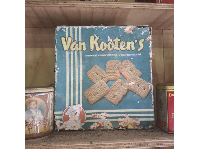 Partij nostalgische bewaarblikken vnl. droste - afbeelding 11 van  11