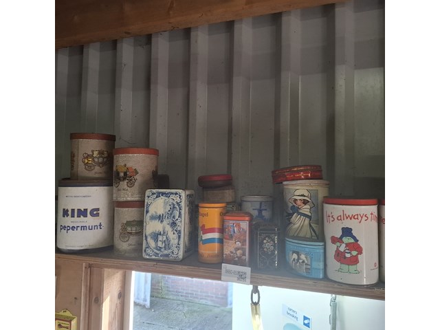 Partij nostalgische bewaarblikken - afbeelding 1 van  10