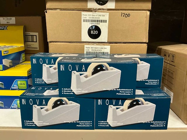 Partij nova plakbandhouders b20 black (39x) - afbeelding 1 van  4