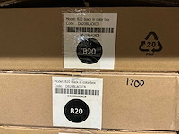 Partij nova plakbandhouders b20 black (39x) - afbeelding 3 van  4