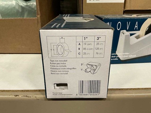 Partij nova plakbandhouders b20 white (40x) - afbeelding 4 van  4