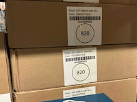 Partij nova plakbandhouders b20 white (51x) - afbeelding 2 van  3