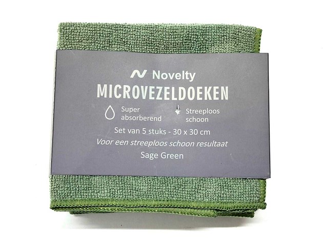 Partij novelty 5-pack microvezeldoeken (2443x) - afbeelding 1 van  5