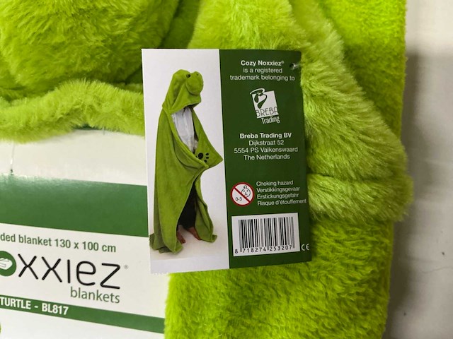 Partij noxxiez blankets turtle 130x100cm (160x) - afbeelding 3 van  4