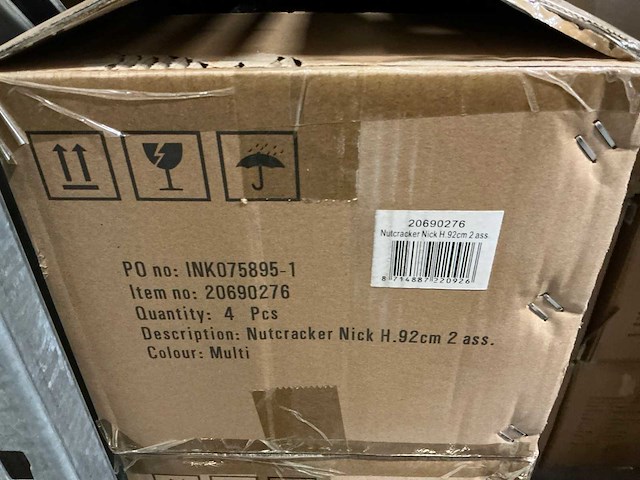 Partij nutckracker nick h92cm 2 soorten (24x) - afbeelding 5 van  5