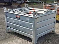 Partij o-consoles & hulpkortelingen in transportbak, layher, allround, in stapelbak - afbeelding 2 van  9