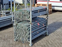 Partij o-liggers, layher, allround | 140 cm, in 2x transportbok