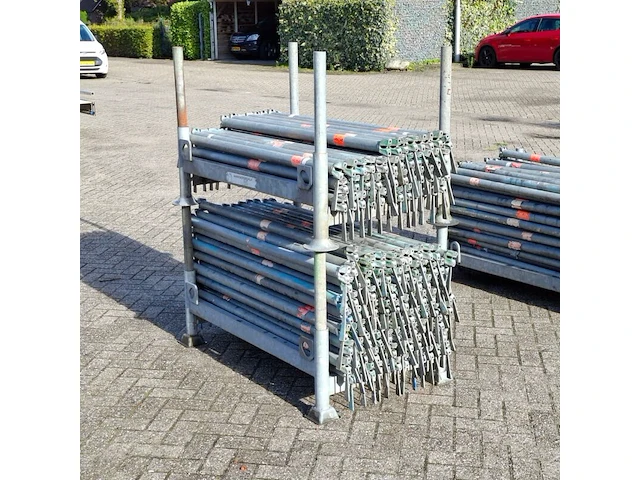 Partij o-liggers, layher, allround | 140 cm, in 2x transportbok - afbeelding 3 van  8