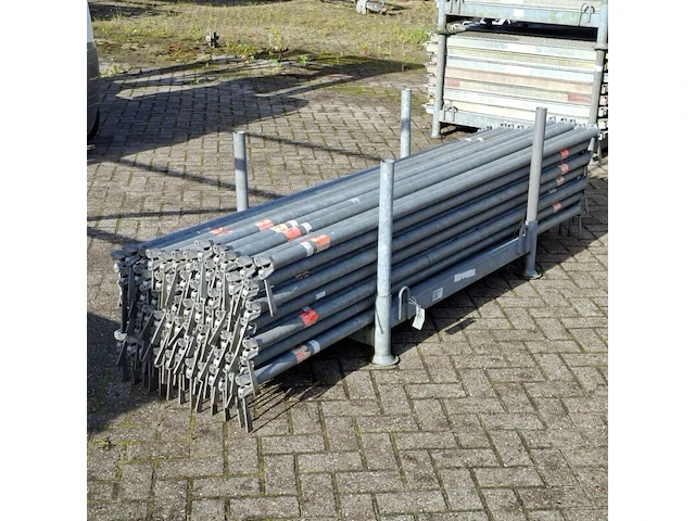 Partij o-liggers, layher, allround | 257 cm, in transportbok - afbeelding 1 van  6