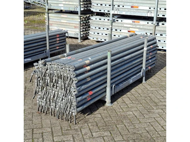 Partij o-liggers, layher, allround | 257 cm, in transportbok - afbeelding 1 van  7