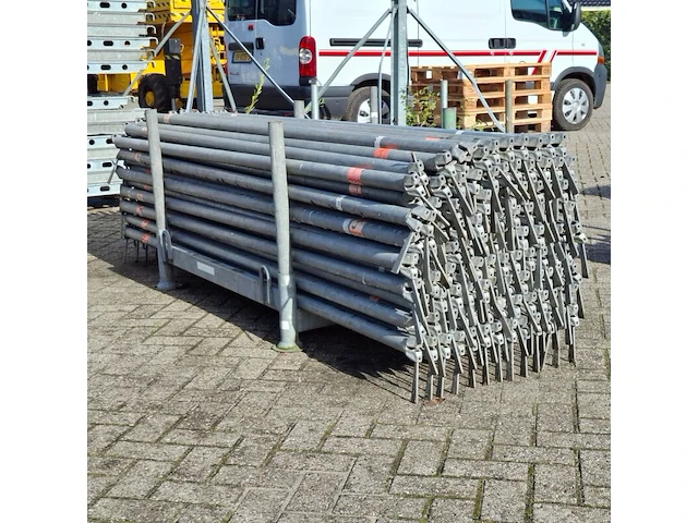 Partij o-liggers, layher, allround | 257 cm, in transportbok - afbeelding 2 van  7