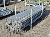 Partij o-liggers, layher, allround | 257cm, in transportbok