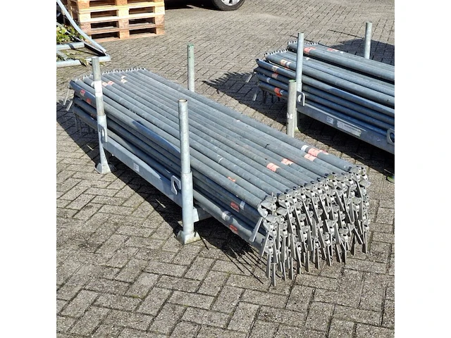 Partij o-liggers, layher, allround | 257cm, in transportbok - afbeelding 3 van  6