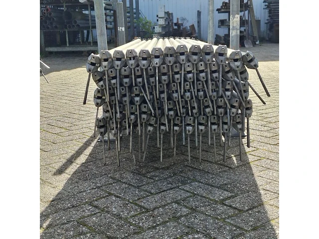 Partij o-liggers, layher, allround | 257cm, in transportbok - afbeelding 5 van  6