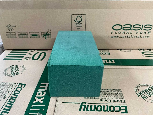 Partij oasis floral foam maxlife economy 20x10x7,5cm (140x) - afbeelding 4 van  6