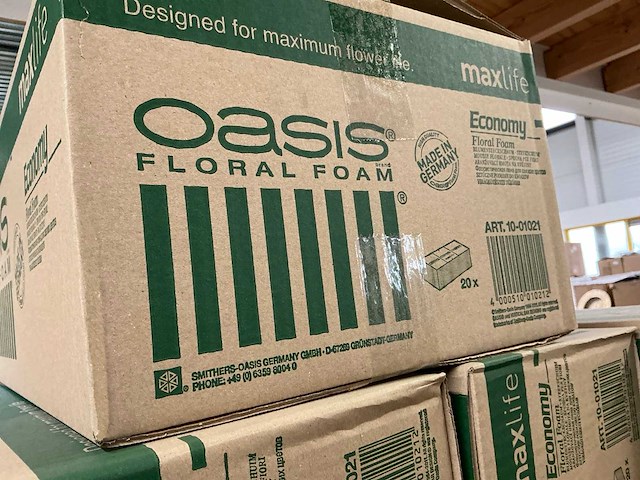 Partij oasis floral foam maxlife economy 20x10x7,5cm (480x) - afbeelding 6 van  6