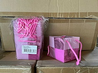 Partij obsession bags pink 10.5/10.5+9.5/9.5x10cm (480x) - afbeelding 1 van  7