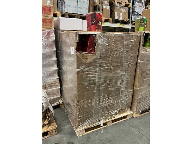 Partij obsession bags red 17/17x15/15x17cm (2160x) - afbeelding 4 van  5