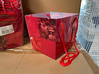 Partij obsession bags red 17/17x15/15x17cm (600x) - afbeelding 1 van  4