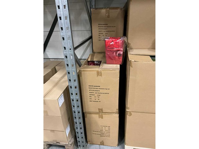 Partij obsession bags red 17/17x15/15x17cm (600x) - afbeelding 3 van  4